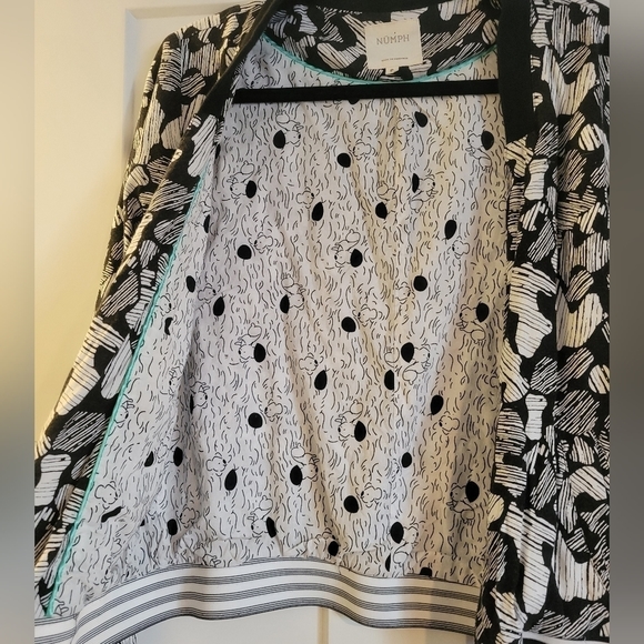 ❤️Host Pick❤️ Anthropologie Numph Short Zip Bomber Jacket sz S - Great Condition - Picture 4 of 7